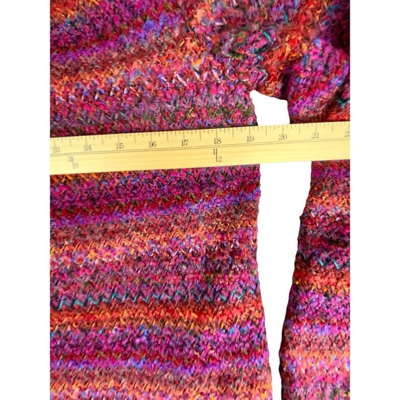 Kathie Lee Vtg Sz M 8 10 Rainbow Multicolor Stripe Mohair Blend Blazer Jacket - Picture 8 of 10